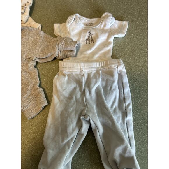 Boys Preemie Bodysuits With Pants Lot 4 Of Each Carters Brand 8 Piece - Picture 5 of 5